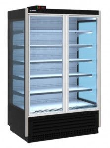 Горка холодильная CRYSPI SOLO D 1250 LED (без боковин, с выпаривателем)